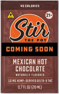 Mexican Hot Chocolate THC-Infused Coffee Syrup — Single Pouch (10 Sachets, 10 mg Each)