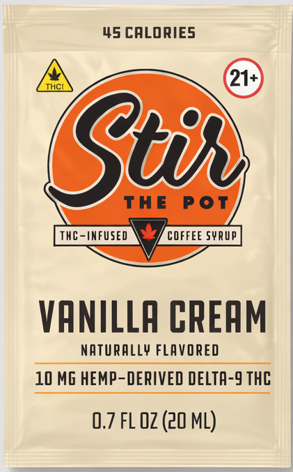 Stir The Pot - THC-Infused Flavored Syrup Variety Pack (10-10 mg Servings) - Price includes shipping and Adult Verification fee [Reservations Only]